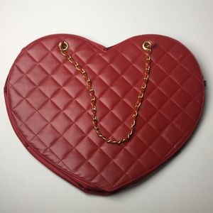 Frederick’s Women’s Red Heart Purse Hand Bag